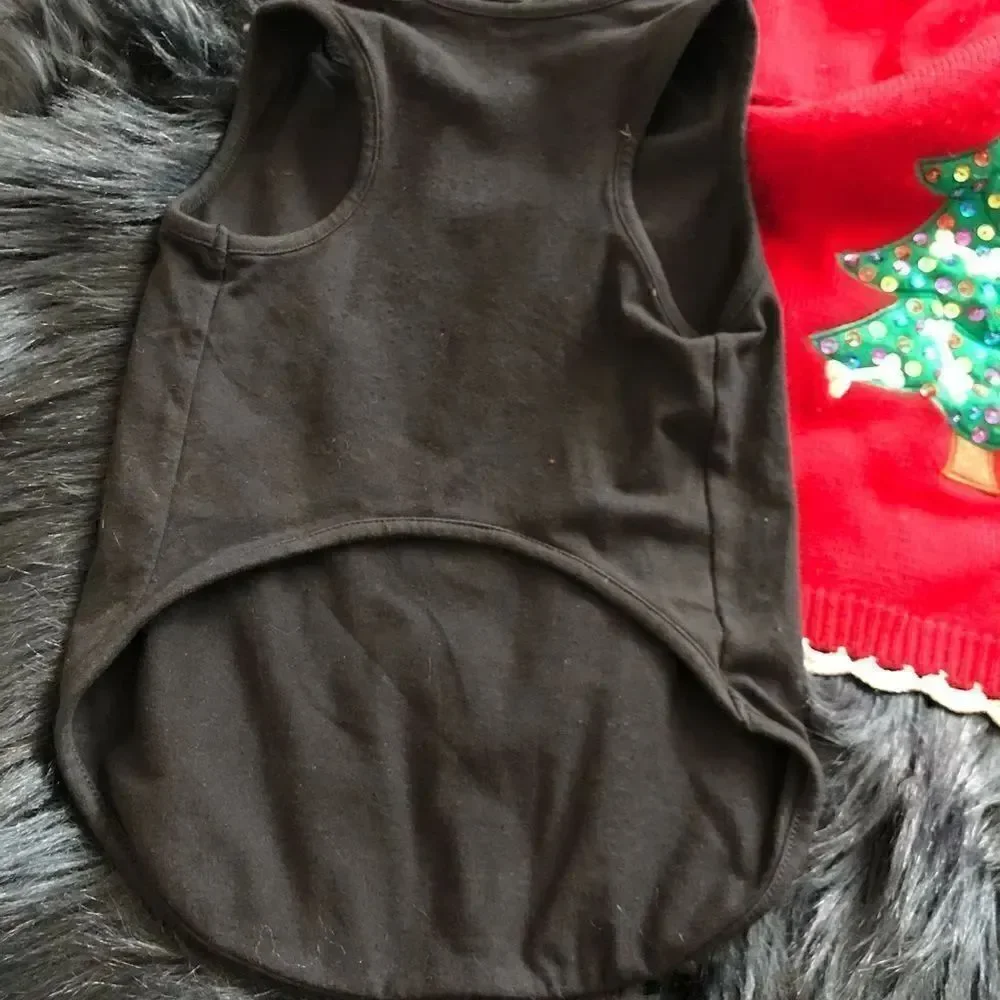 Dog Holiday themed outfits bundle size large